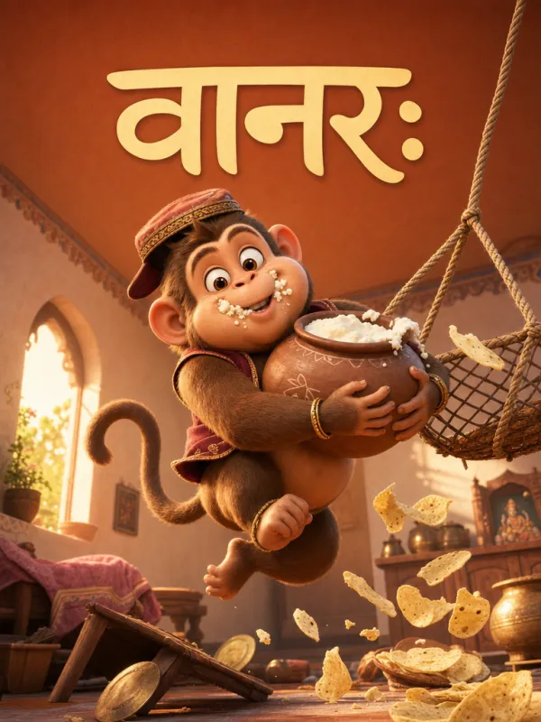 Episode 1 poster - Vānaraḥ (The Monkey)