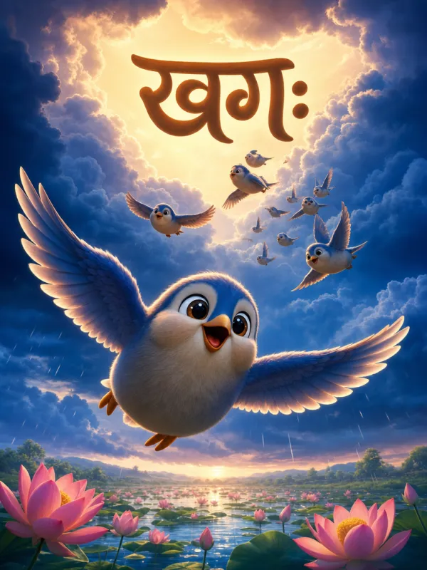 Episode 5 poster - Khagaḥ (The Bird)