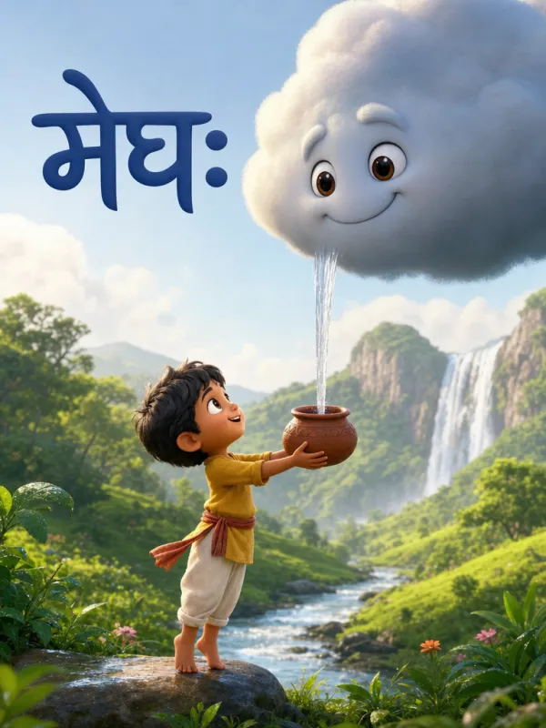 Episode 7 poster - Meghaḥ (The Cloud)